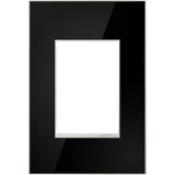 Legrand - Mirror Black, 1-Gang + Wall Plate - Mirror Black