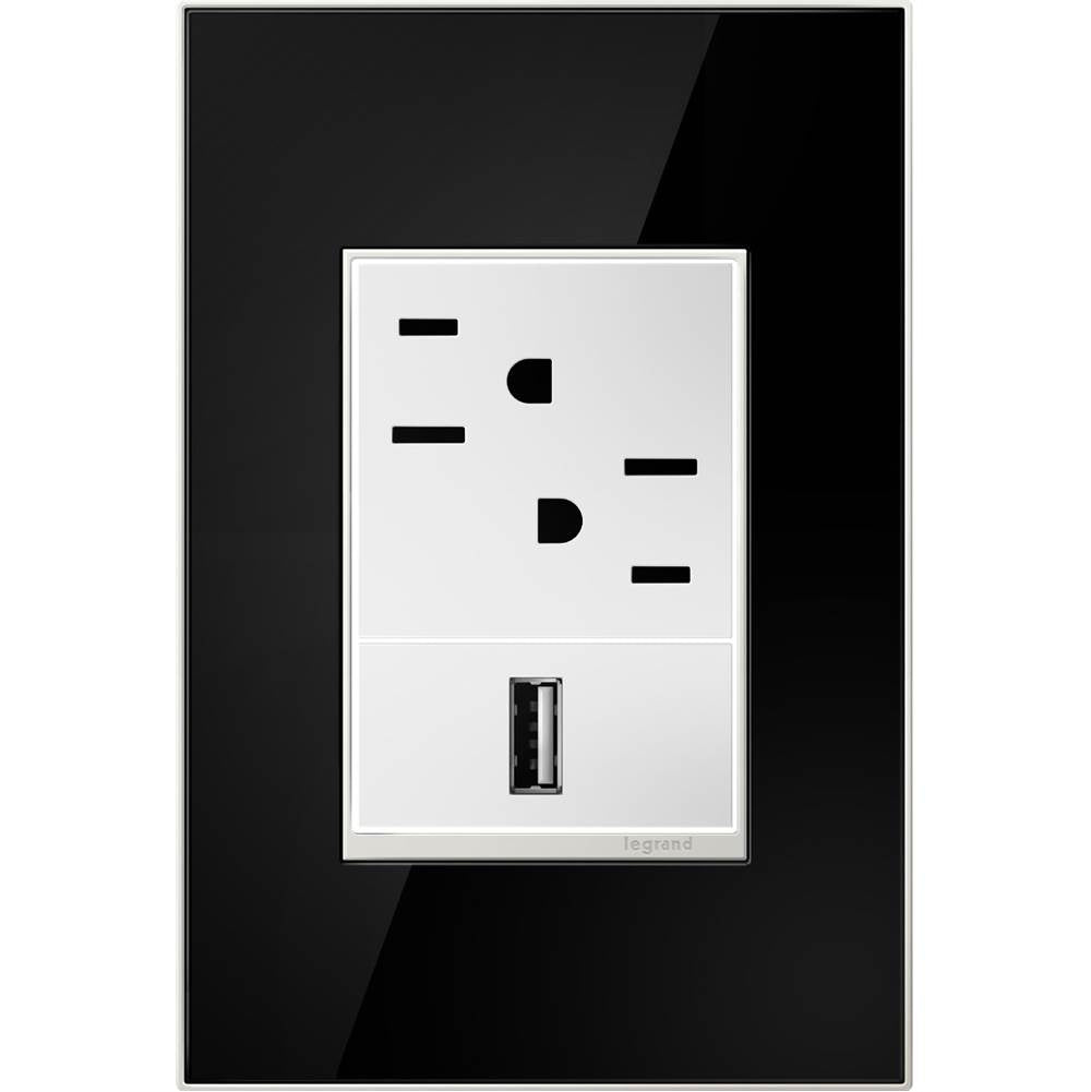 Custom Wall Plate, 1-Gang +, Magnesium Trim