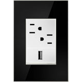 Custom Wall Plate, 1-Gang +, Magnesium Trim