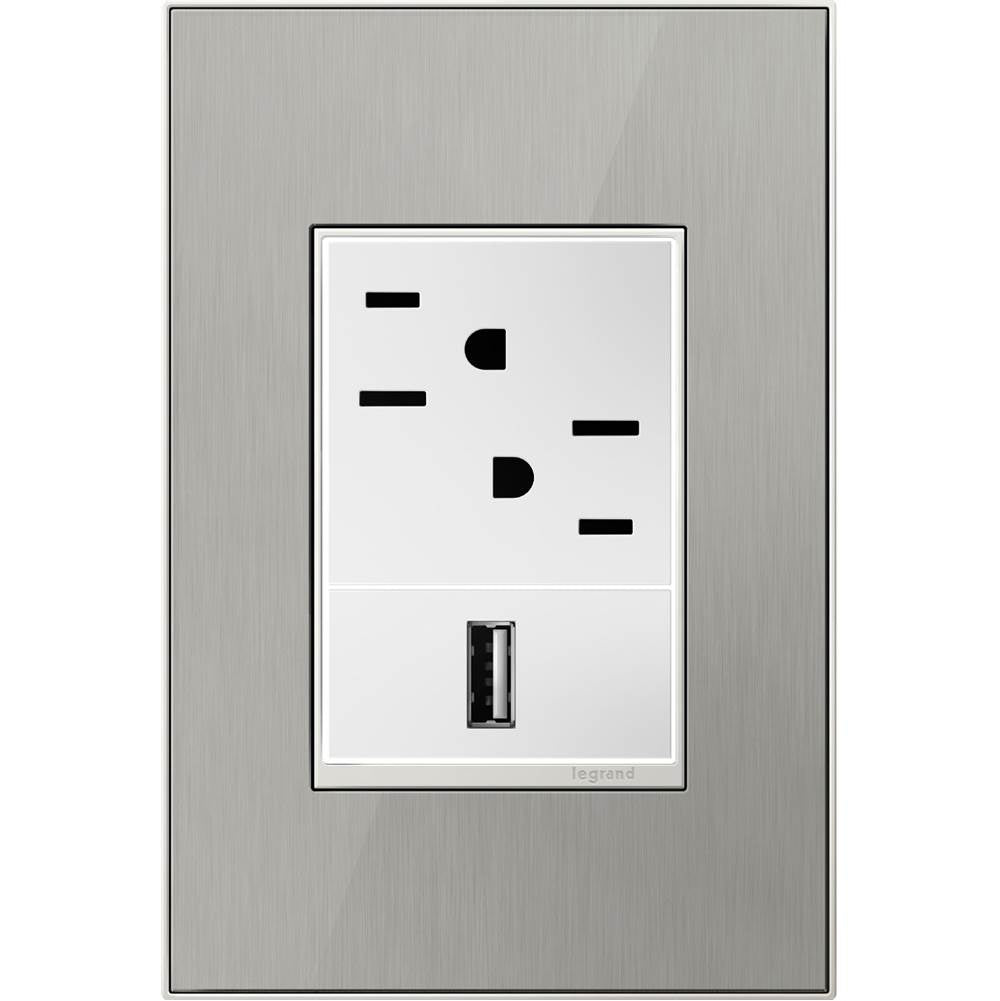 Custom Wall Plate, 1-Gang +, Magnesium Trim