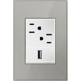 Custom Wall Plate, 1-Gang +, Magnesium Trim