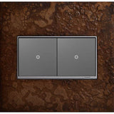 Hubbardton Forge Bronze, 2-Gang Wall Plate
