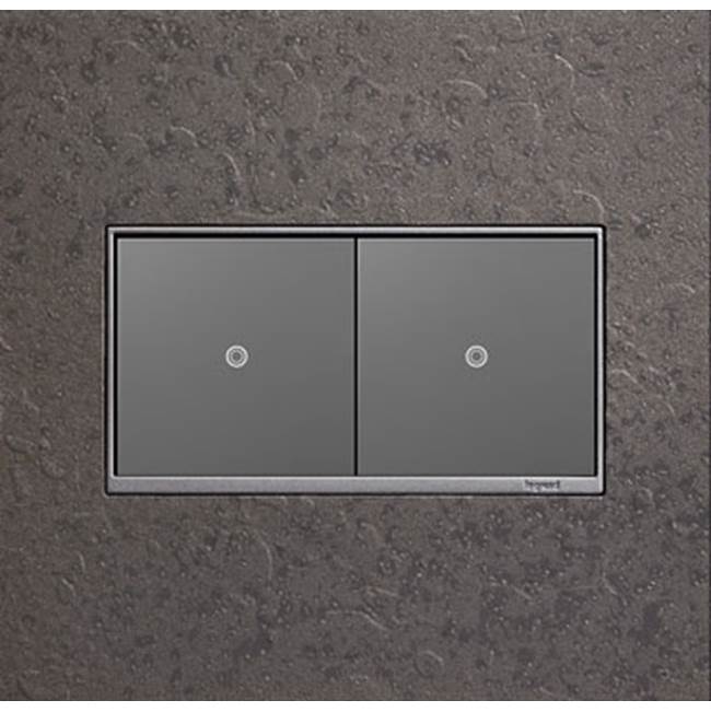 Hubbardton Forge Bronze, 2-Gang Wall Plate