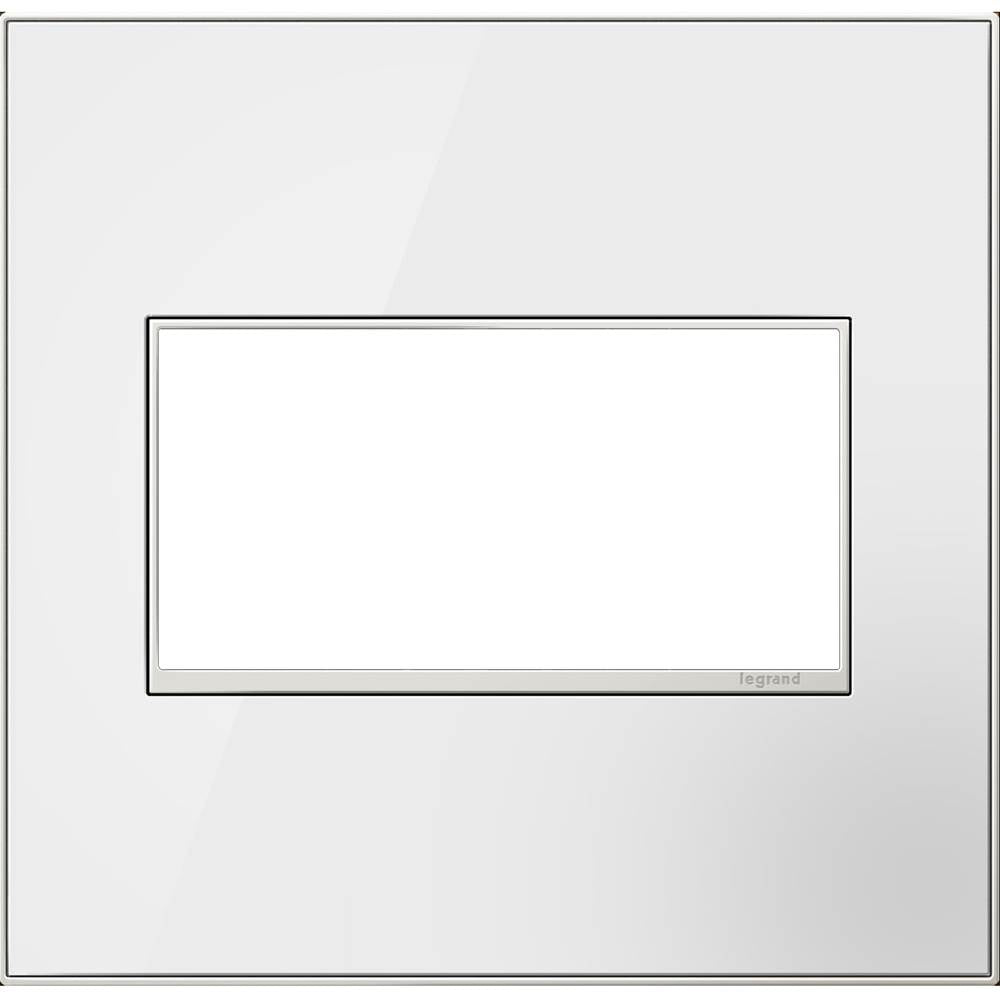 Custom Wall Plate, 2-Gang, Magnesium Trim