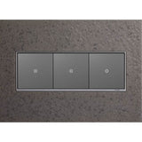 Hubbardton Forge Bronze, 3-Gang Wall Plate