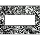 Legrand - Custom Wall Plate, 3-Gang, Magnesium Trim - Magnesium