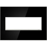 Legrand - Mirror Black, 3-Gang Wall Plate - Mirror Black