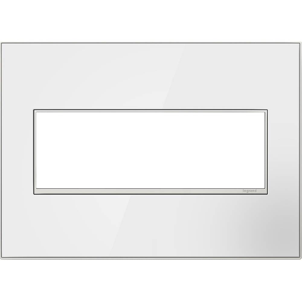 Legrand - Mirror White, 3-Gang Wall Plate - Mirror White