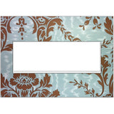 Legrand - Custom Wall Plate, 3-Gang, White Trim - White