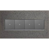 Hubbardton Forge Bronze, 4-Gang Wall Plate