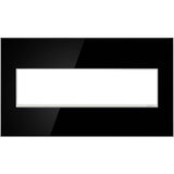Legrand - Mirror Black, 4-Gang Wall Plate - Mirror Black