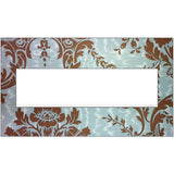 Legrand - Custom Wall Plate, 4-Gang, White Trim - White