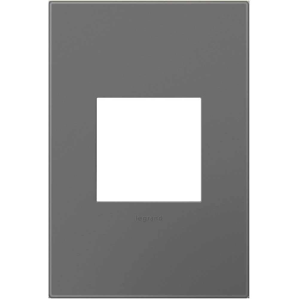 Legrand - Magnesium, 1-Gang Wall Plate - Magnesium