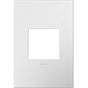 Legrand - Gloss White-on-White, 1-Gang Wall Plate - Gloss White