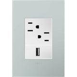 Pale Blue, 1-Gang + Wall Plate