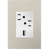 Pale Blue, 1-Gang + Wall Plate