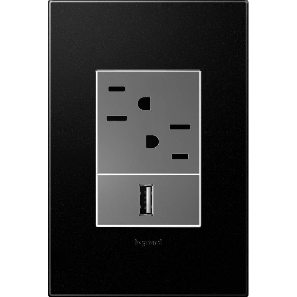 Pale Blue, 1-Gang + Wall Plate