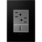Pale Blue, 1-Gang + Wall Plate