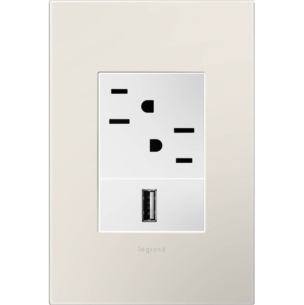 Pale Blue, 1-Gang + Wall Plate