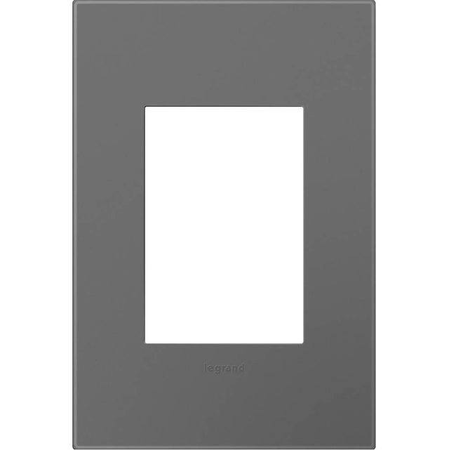 Legrand - Magnesium, 1-Gang + Wall plate - Magnesium