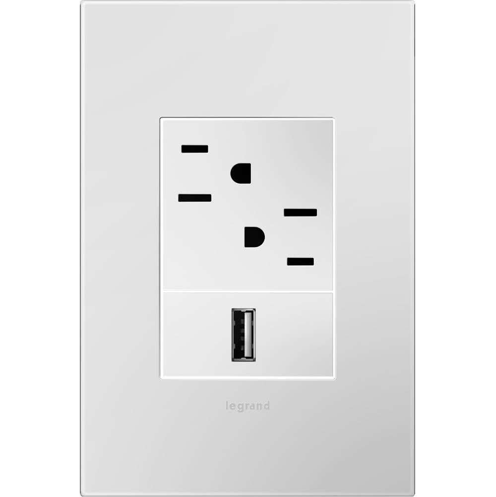 Pale Blue, 1-Gang + Wall Plate