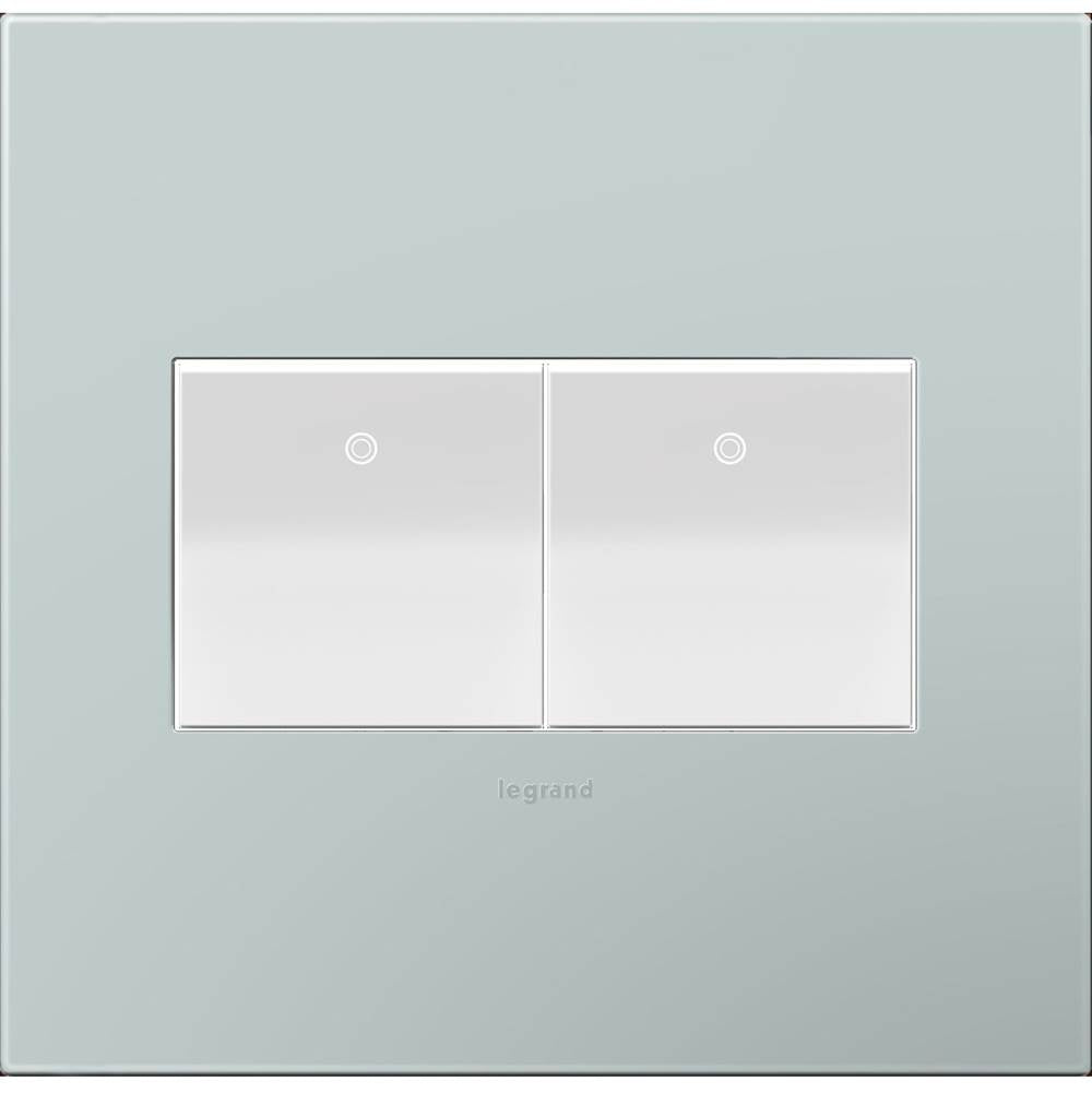 Pale Blue, 2-Gang Wall Plate