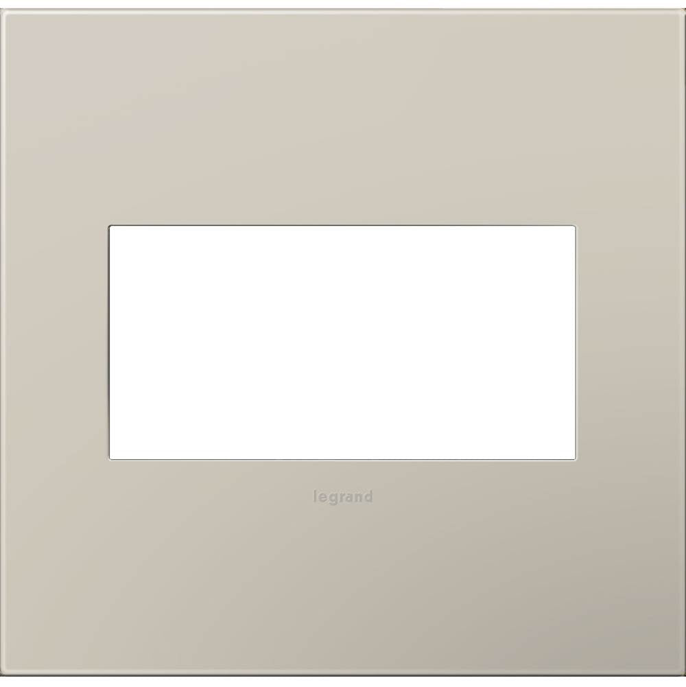 Legrand - Greige, 2-Gang Wall Plate - Greige