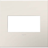 Legrand - Satin Light Almond, 2-Gang Wall Plate - Satin Light Almond