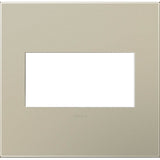 Legrand - Titanium,2-Gang Wall Plate - Titanium