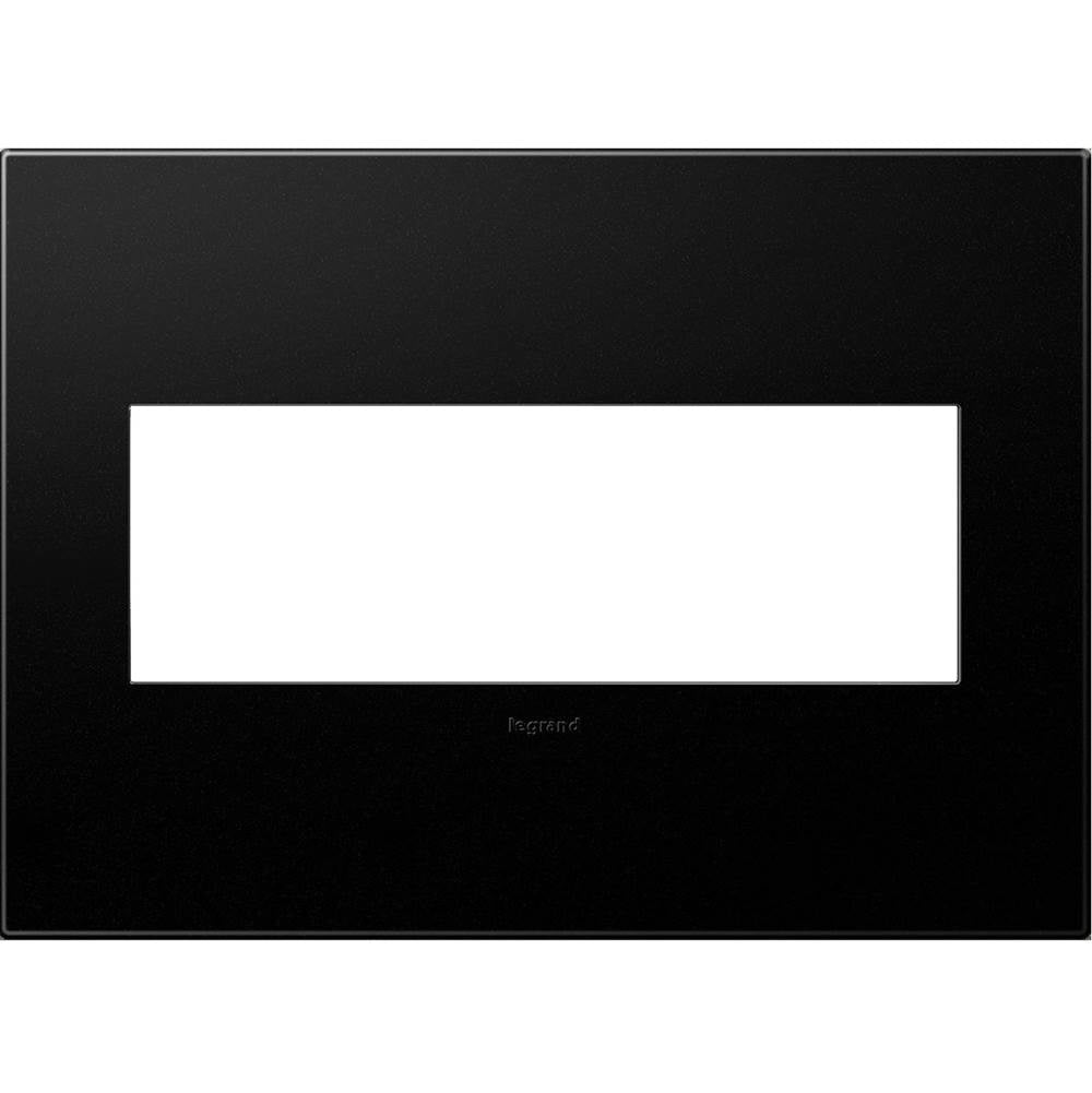 Legrand - Graphite, 3-Gang Wall Plate - Graphite