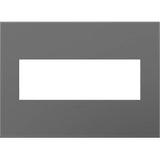 Legrand - Magnesium, 3-Gang Wall Plate - Magnesium