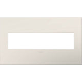 Legrand - Satin Light Almond, 4-Gang Wall Plate - Satin Light Almond