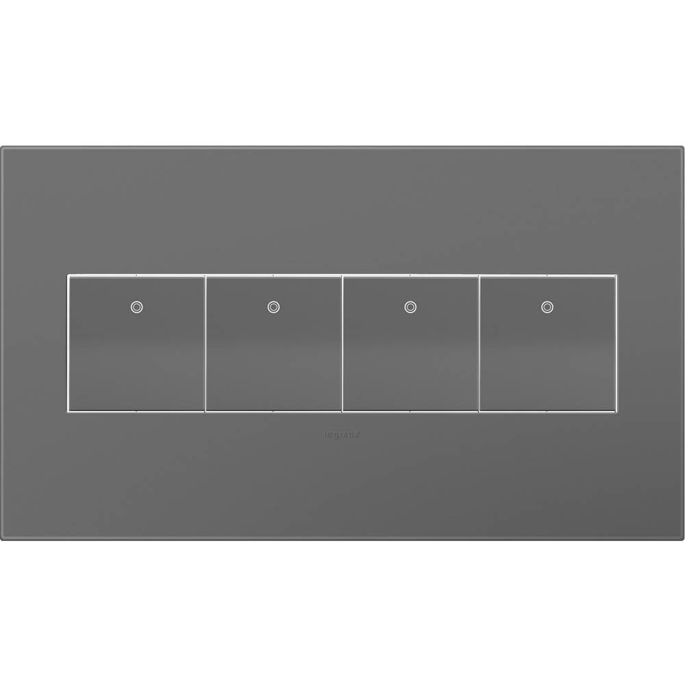 Magnesium, 4-Gang Wall Plate