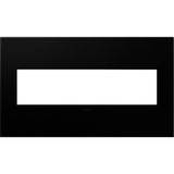Legrand - Black Ink, 4-Gang Wall Plate - Black Ink