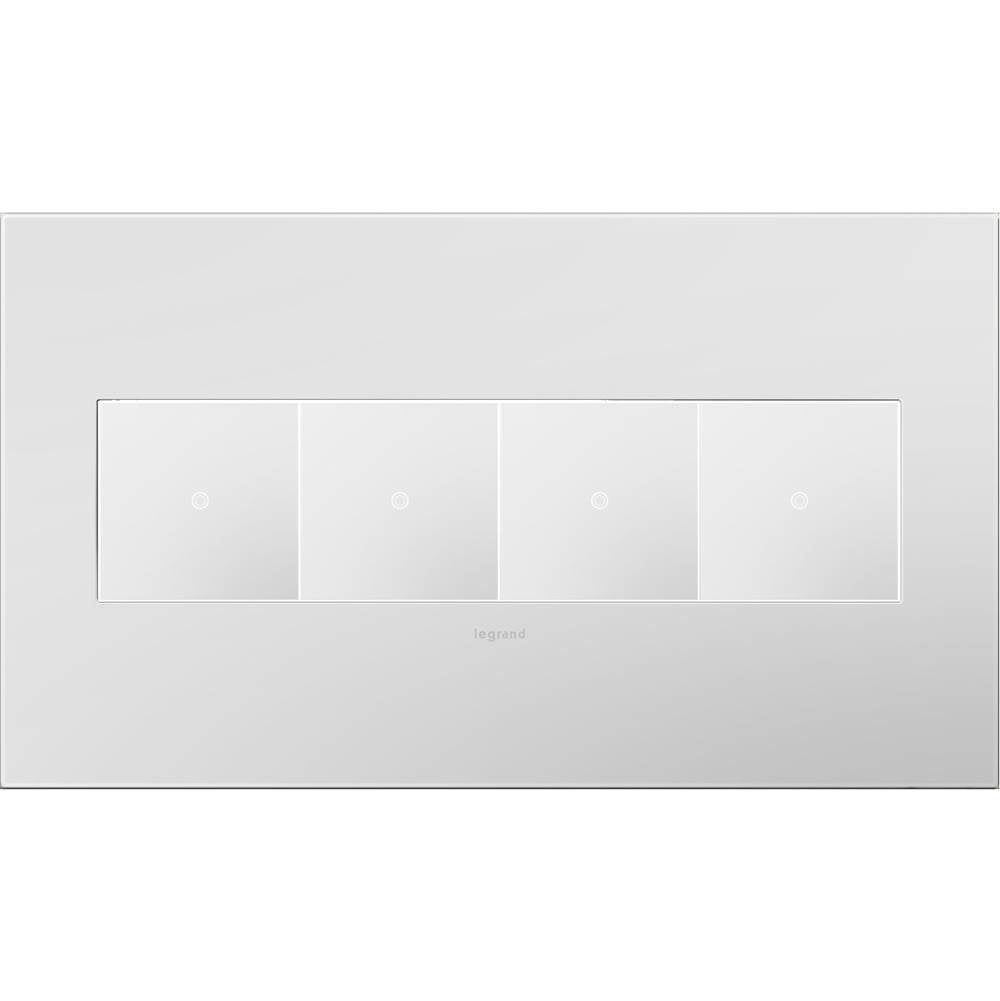 Pale Blue, 4-Gang Wall Plate