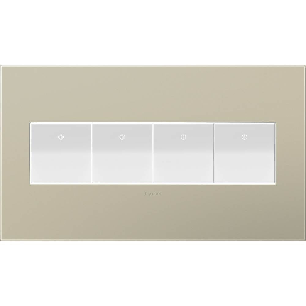 Pale Blue, 4-Gang Wall Plate