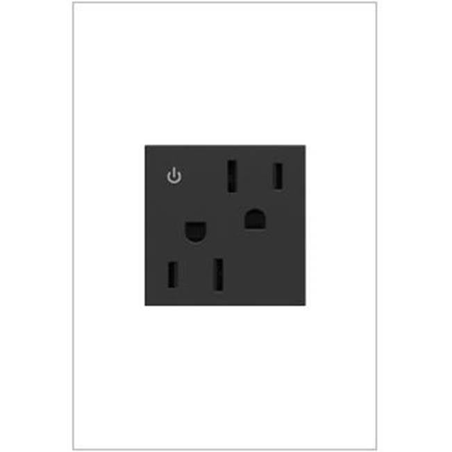 Legrand - Tamper-Resistant Dual Controlled Outlet, 15A - Graphite