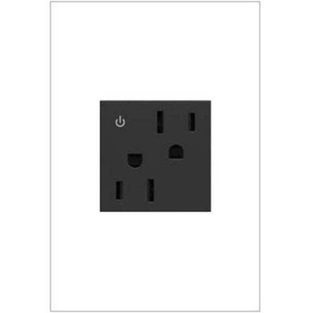 Legrand - Tamper-Resistant Dual Controlled Outlet, 15A - Graphite
