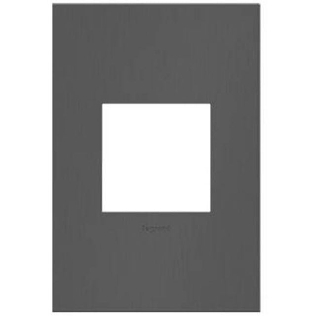 Legrand - Brushed Black Nickel, 1-Gang  Wall Plate - Brushed Black Nickel