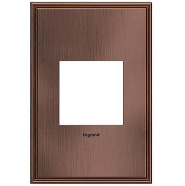 Legrand - Matte Antique Copper, 1-Gang  Wall Plate - Matte Antique Copper