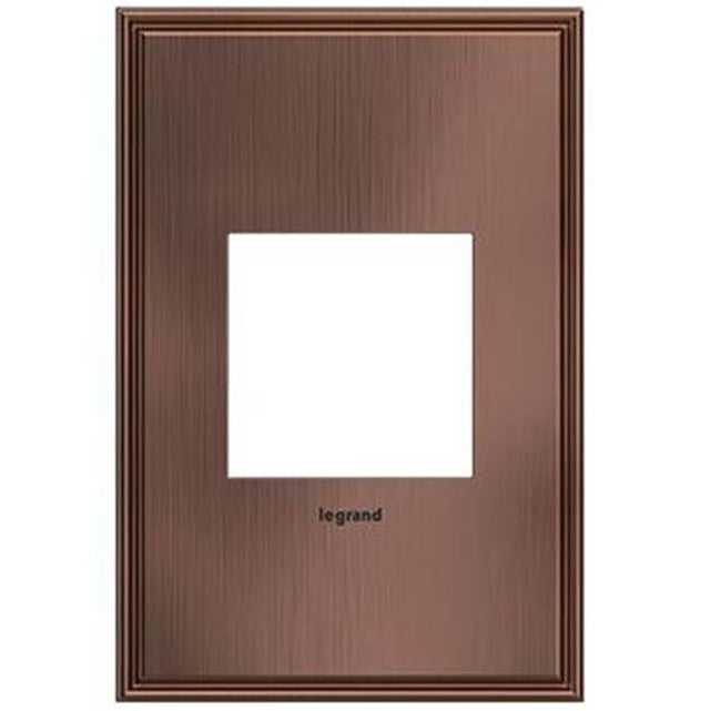 Legrand - Matte Antique Copper, 1-Gang  Wall Plate - Matte Antique Copper