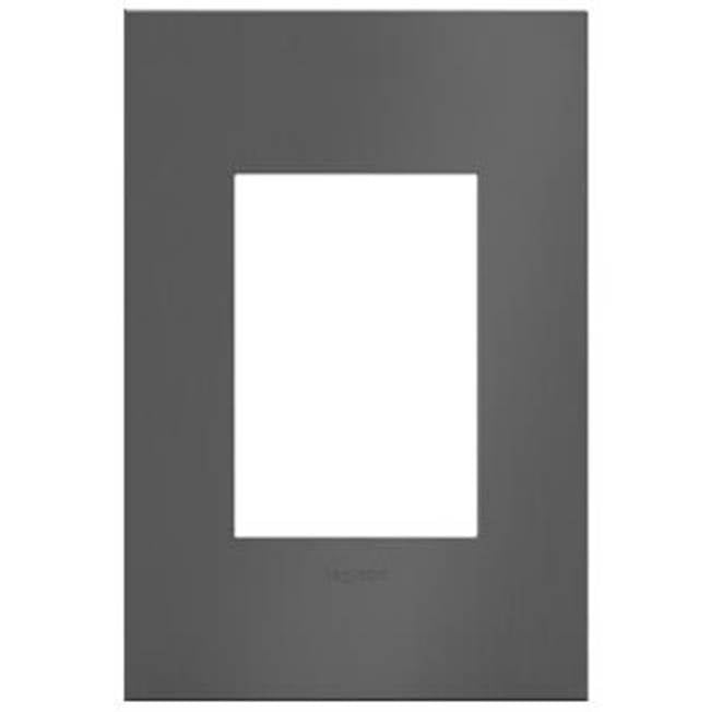 Legrand - Brushed Black Nickel, 1-Gang plus  Wall Plate - Brushed Black Nickel