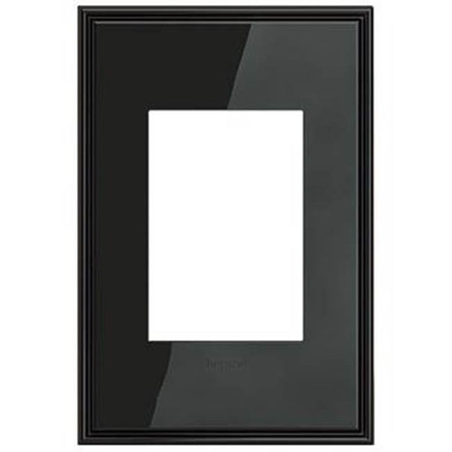 Legrand - Black Nickel, 1-Gang plus  Wall Plate - Black Nickel