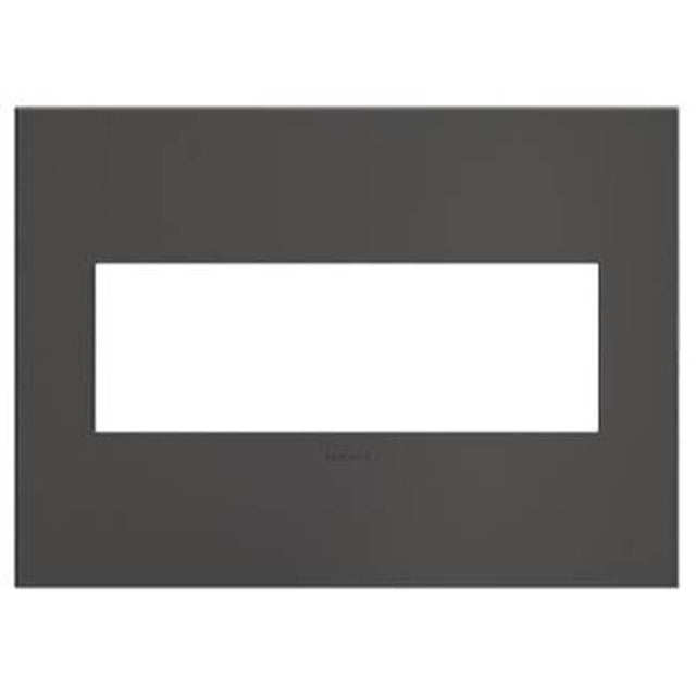 Legrand - Brushed Black Nickel, 3-Gang  Wall Plate - Brushed Black Nickel