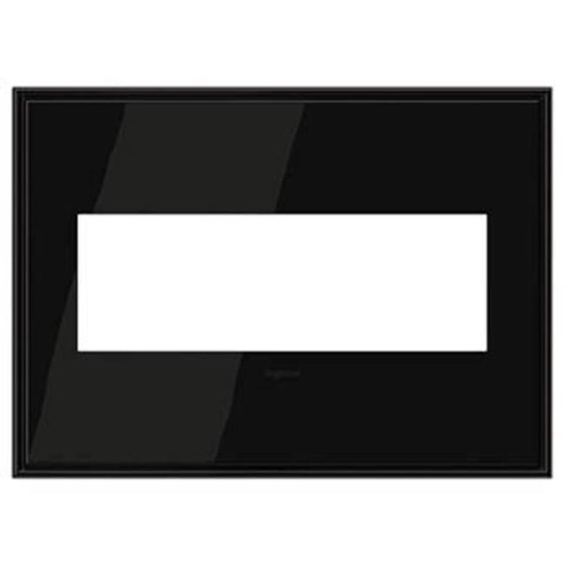 Legrand - Black Nickel, 3-Gang  Wall Plate - Black Nickel
