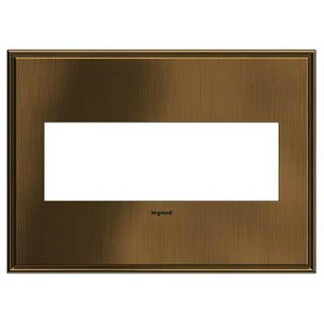 Legrand - Coffee, 3-Gang  Wall Plate - Coffee