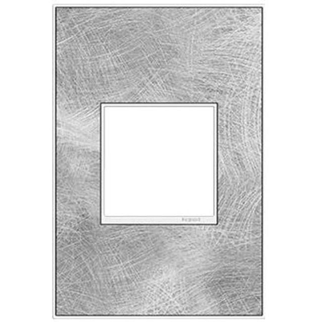 Legrand - Spiraled Stainless, 1-Gang Wall Plate - Spiraled Stainless