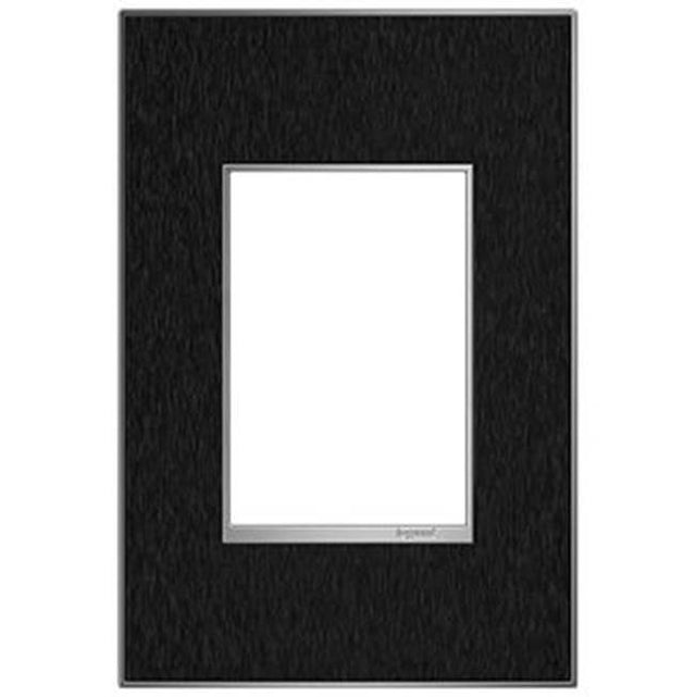 Legrand - Black Stainless, 1-Gang plus Wall Plate - Black Stainless