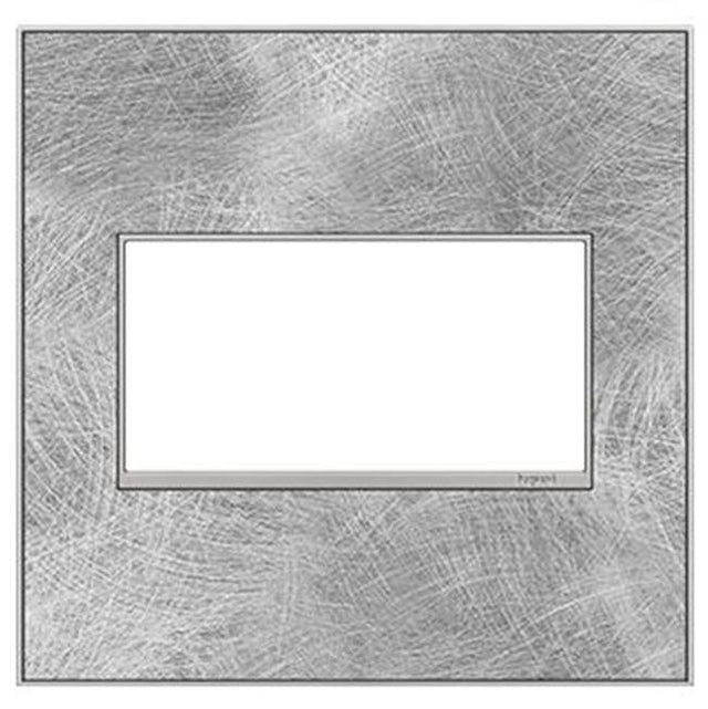 Legrand - Spiraled Stainless, 2-Gang Wall Plate - Spiraled Stainless
