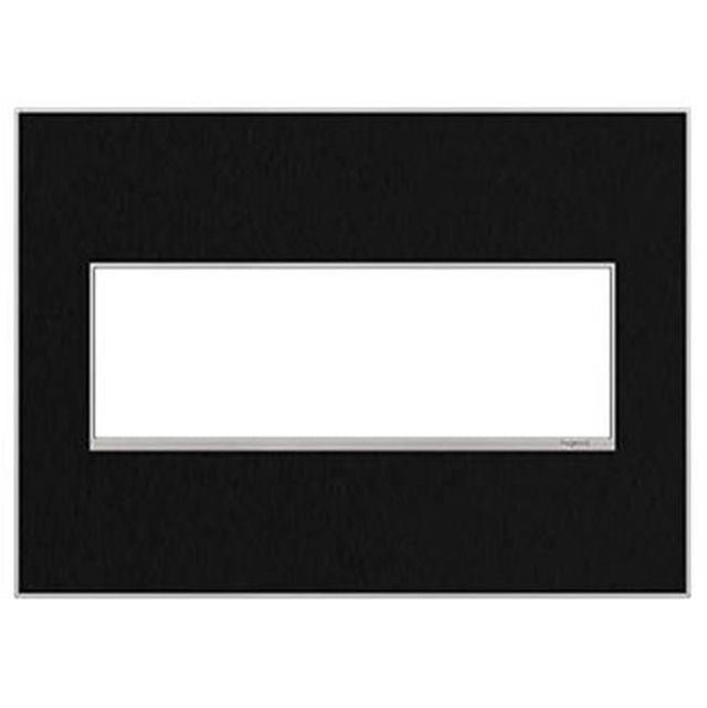 Legrand - Black Stainless, 3-Gang Wall Plate - Black Stainless